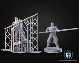 1:48 Scale Royal Guard Miniatures - 3D Print Files 3d model