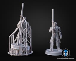 1:48 Scale Royal Guard Miniatures - 3D Print Files 3d model