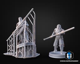 1:48 Scale Royal Guard Miniatures - 3D Print Files 3d model