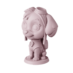 Skye Paw Patrol - Free Sample STL Kids Cartoon | Full 13-Character Bundle on Profile 3d model