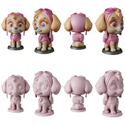 Skye Paw Patrol - Free Sample STL Kids Cartoon | Full 13-Character Bundle on Profile 3d model
