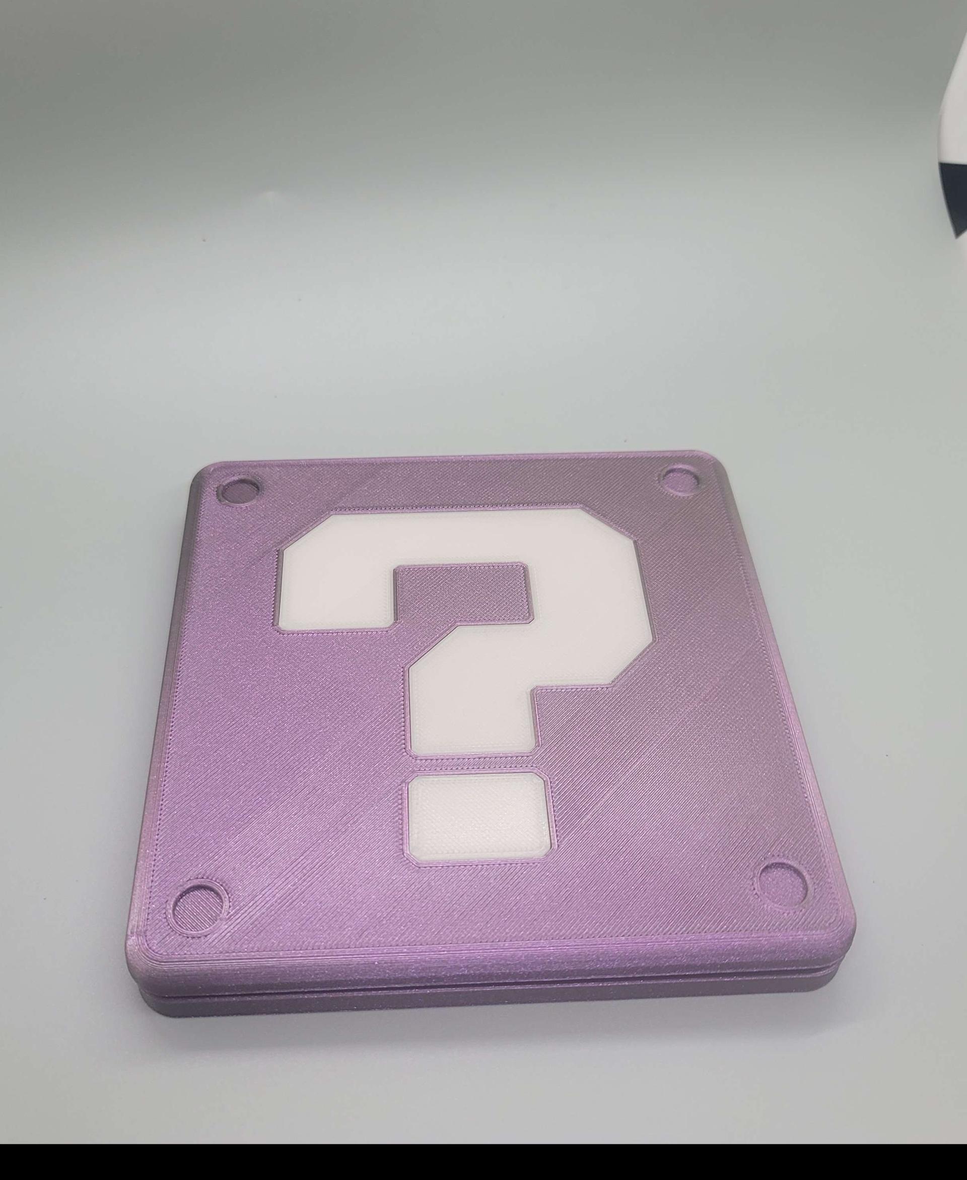 Question Cube Charger - Video Game Inspired 3d model