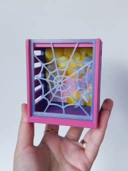 Mini Spider and Enclosure 3d model