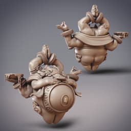Platypus God Statue - Mirrabundara Effigy (Pre-Supported) 3d model