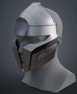 Arcane Noxian Soldier Mask 3d model