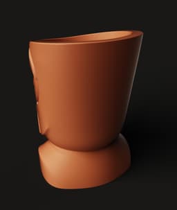 Polynesian Tiki Planter | Tribal Totem Flower Pot | Exotic Garden Decor 3D Print 3d model