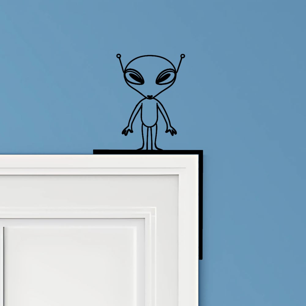 Alien Door Corner Decor 3d model
