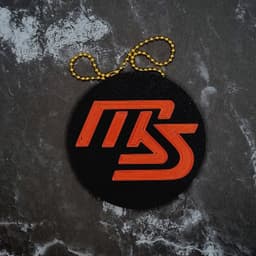 Round MazdaSpeed Charm (reverse) 3d model