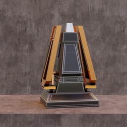 Sci-fi Spaceship Dice Tower 3d model