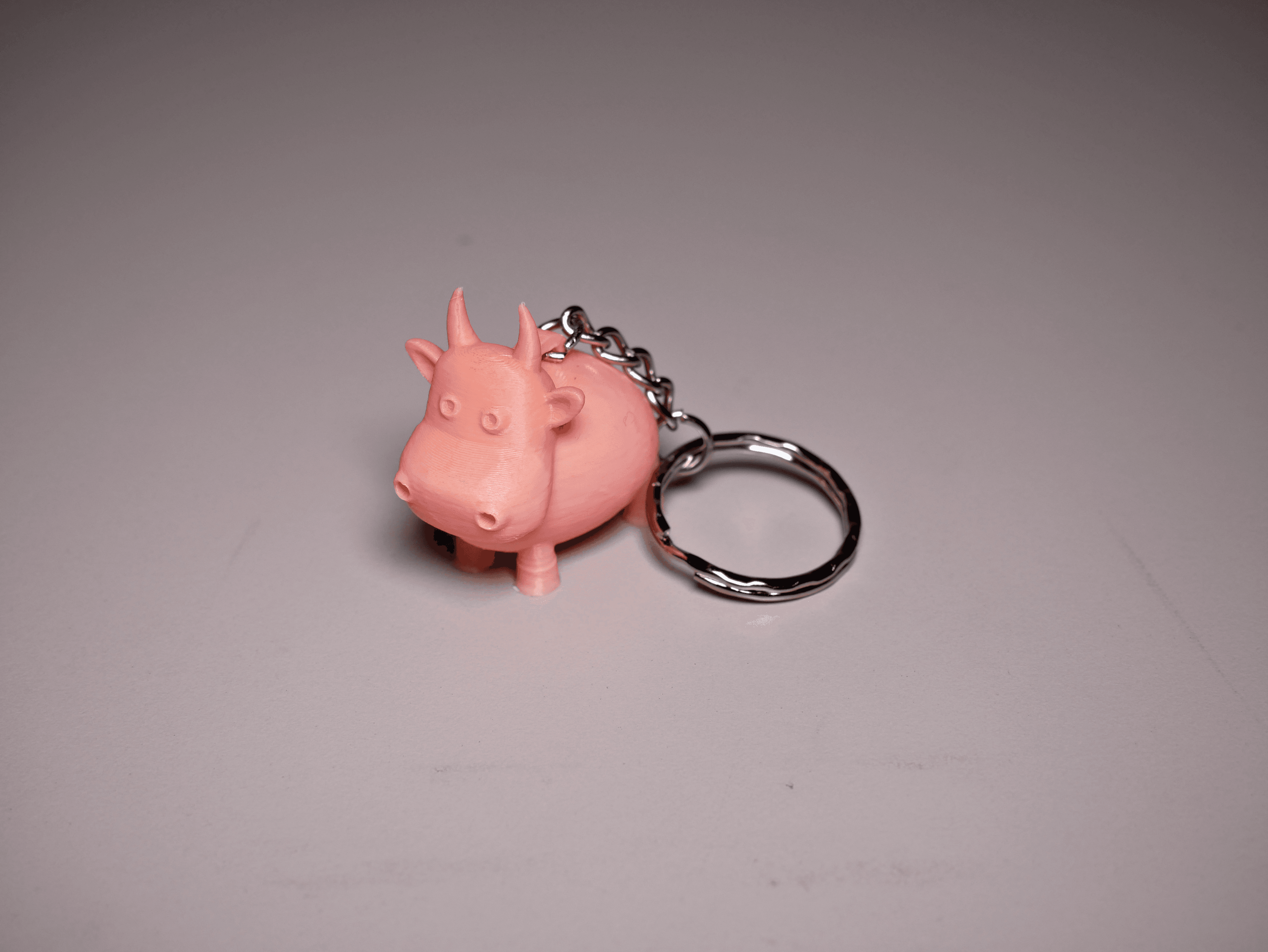 Tiny Cow Keychain 3d model