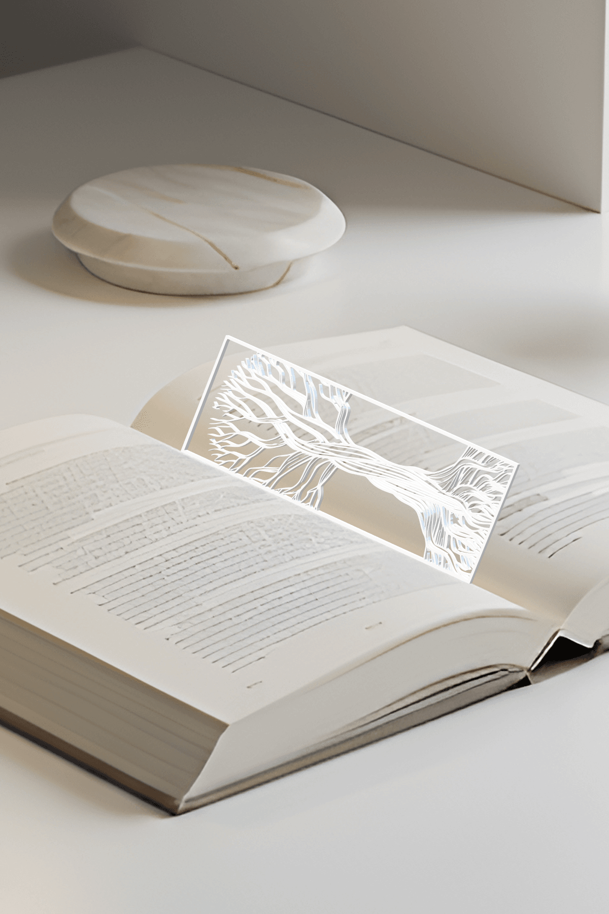 Tree Bookmark, Creativity Bookmark, Gift Idea 3d model