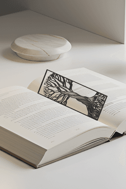 Tree Bookmark, Creativity Bookmark, Gift Idea 3d model