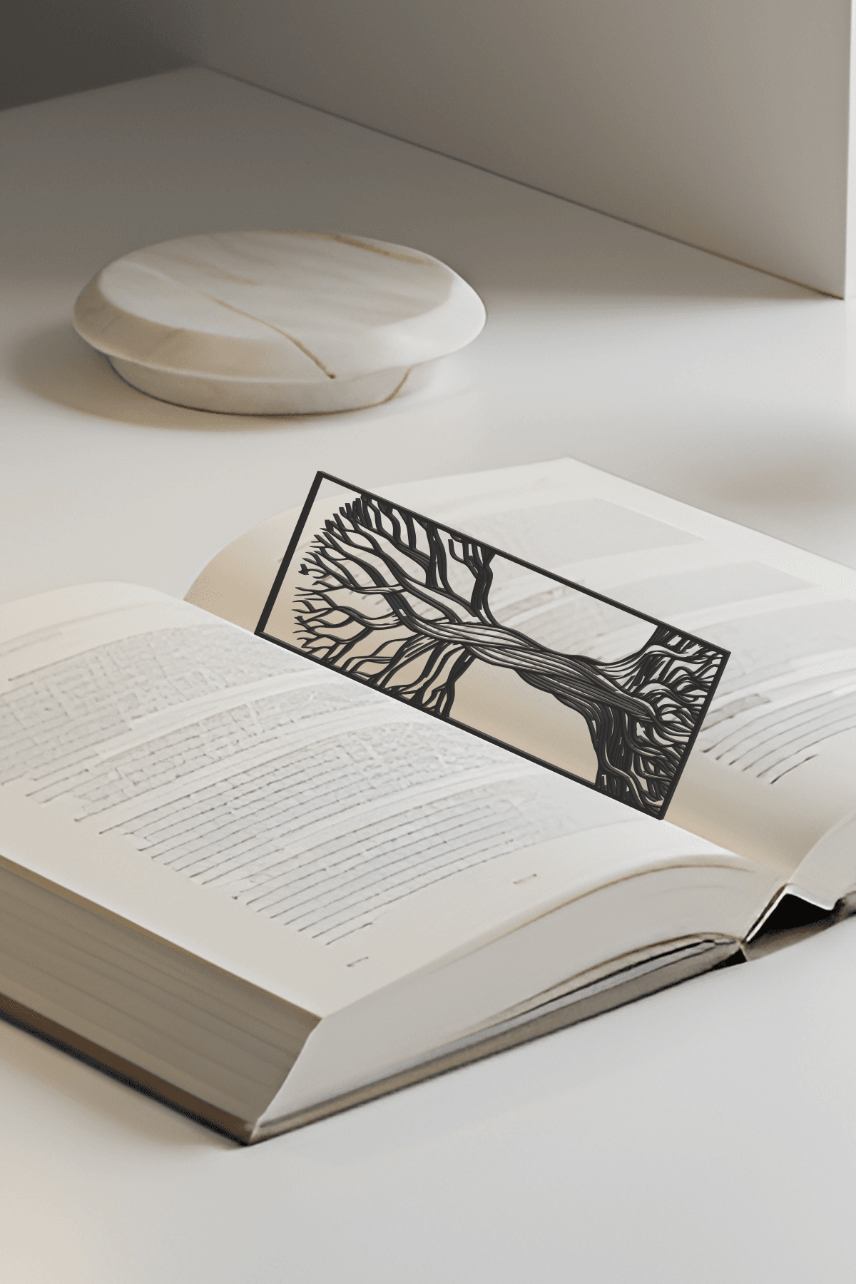 Tree Bookmark, Creativity Bookmark, Gift Idea 3d model
