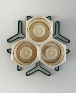 Tealight Lanterns Set - Christmas Holidays Ornament 3d model