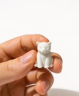 MINI POLAR BEAR / CHRISTMAS MINI FIGURE / FIGURE / FIGURINE / TABLETOP DECOR / LITTLE GIFT 3d model
