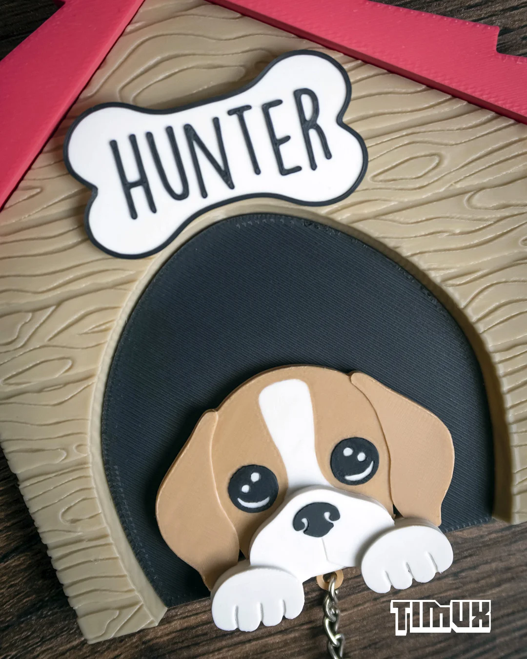 BEAGLE KEYCHAIN SET 3d model