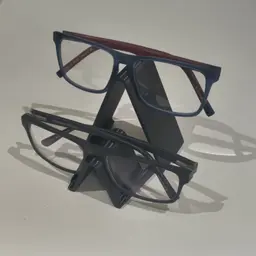 Dual Glasses Stand 3d model