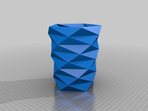 Geometric pencil holder 3d model