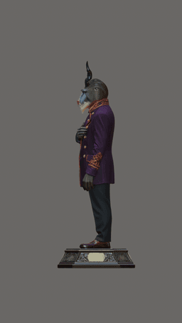 Regis Mandrillus-Rex (The Sovereign Wild Collection) 3d model