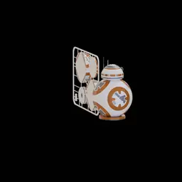 BB-8 Kit Card 3d model