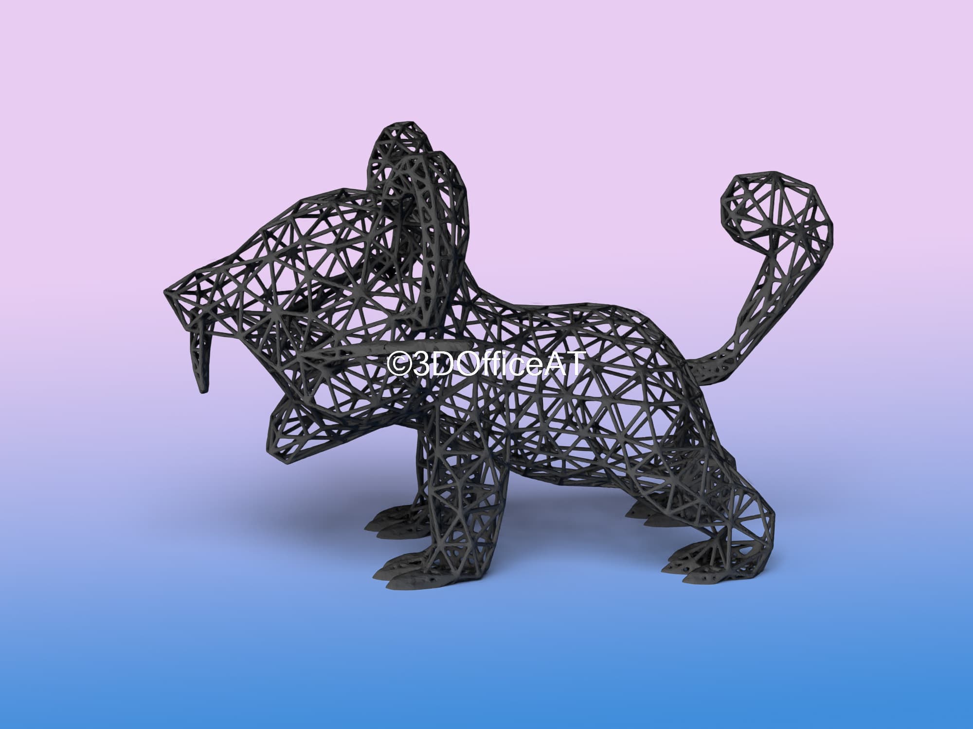 #019 Rattata Pokemon Wiremon Figure 3d model