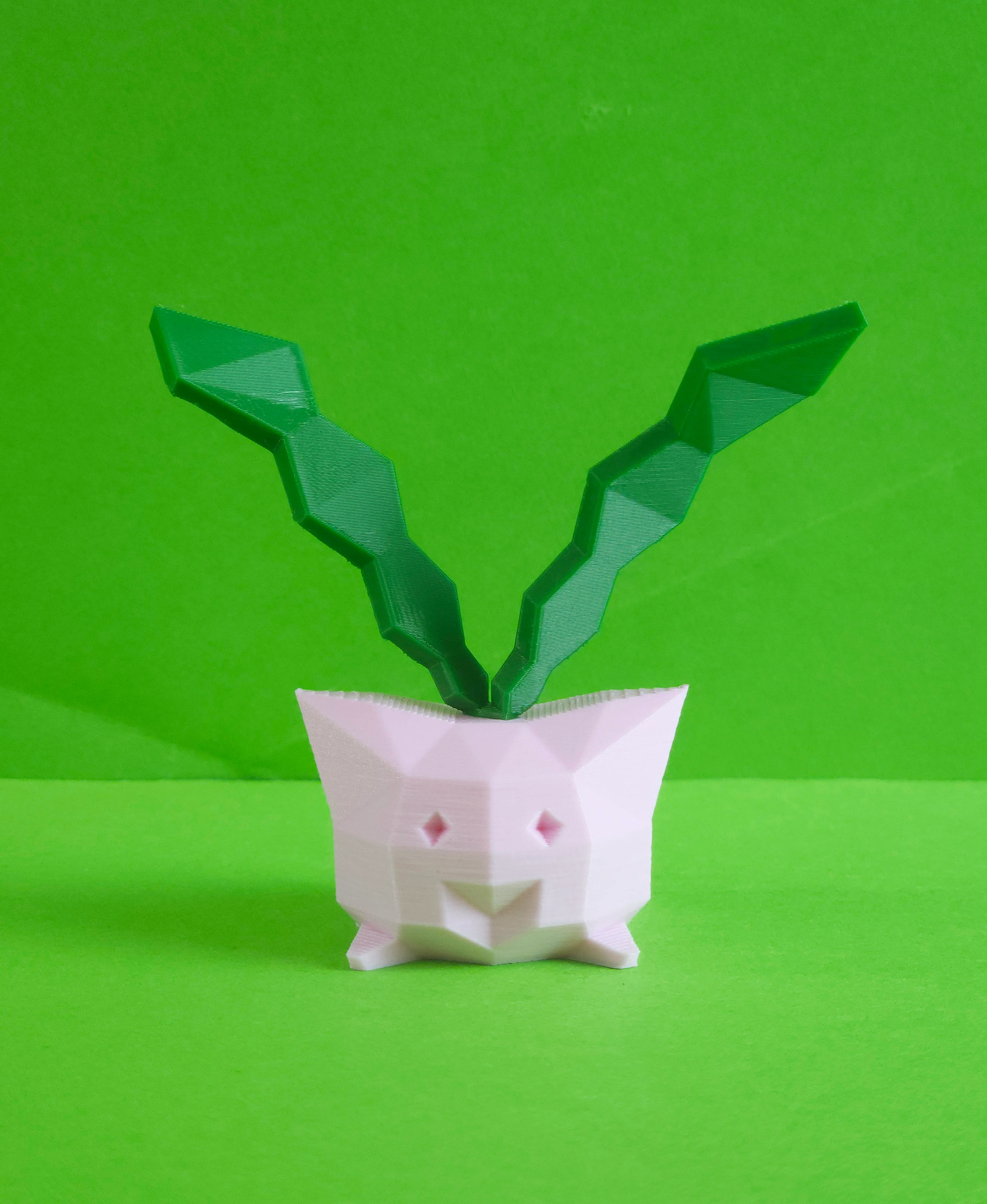Hoppip Low Poly Pokemon 3d model