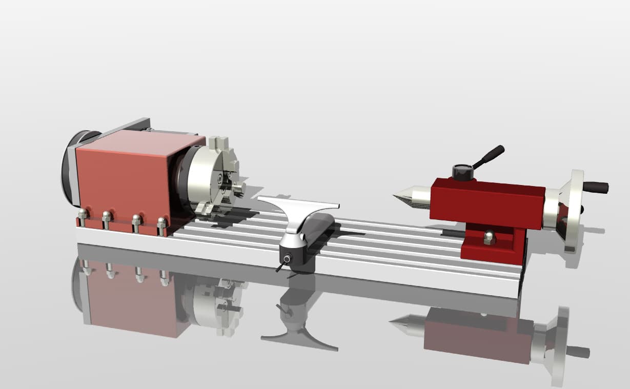 Mini wood lathe.stl 3d model