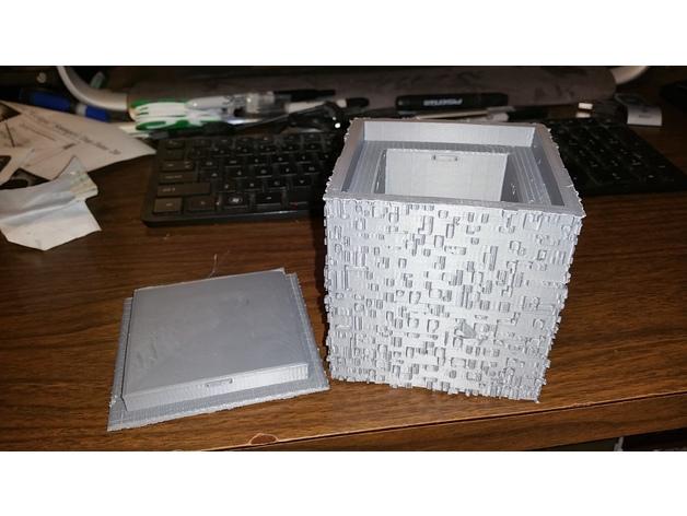 Borg Cube Geocache 3d model