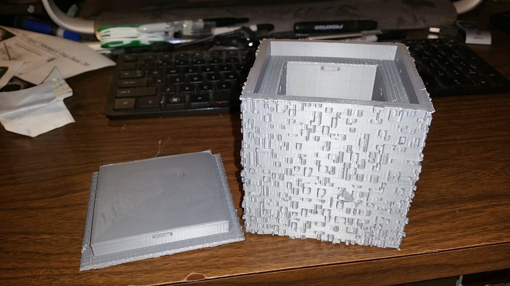 Borg Cube Geocache 3d model