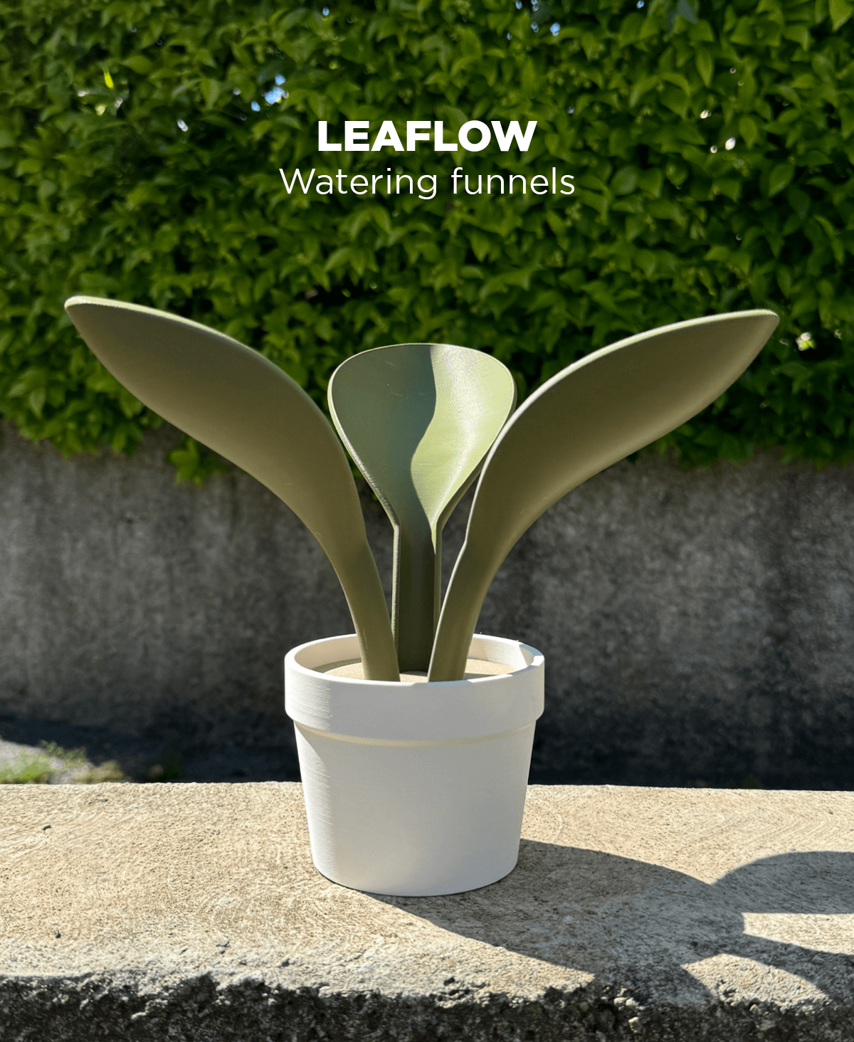 Leaflow, watering funnels. 3d model