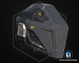 HD2 Null Cipher Helmet - 3D Print Files 3d model