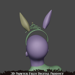 Daiwa Scarlet Cosplay Ears and Crown Accessories Umamusume: Pretty Derby 3d model
