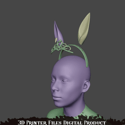 Daiwa Scarlet Cosplay Ears and Crown Accessories Umamusume: Pretty Derby 3d model