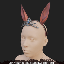 Daiwa Scarlet Cosplay Ears and Crown Accessories Umamusume: Pretty Derby 3d model