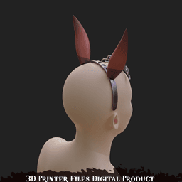Daiwa Scarlet Cosplay Ears and Crown Accessories Umamusume: Pretty Derby 3d model