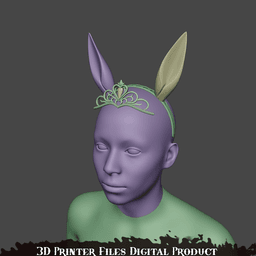 Daiwa Scarlet Cosplay Ears and Crown Accessories Umamusume: Pretty Derby 3d model