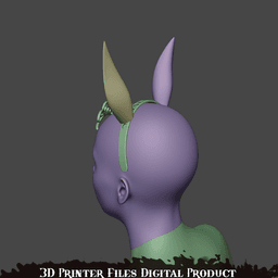 Daiwa Scarlet Cosplay Ears and Crown Accessories Umamusume: Pretty Derby 3d model