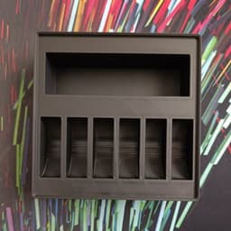 Gridfinity / D110 printer & 6 rolls organizer 3d model