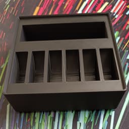 Gridfinity / D110 printer & 6 rolls organizer 3d model