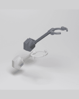 IKEA SKÅDIS Adjustable Action Figure Stand – Modular Display System 3d model