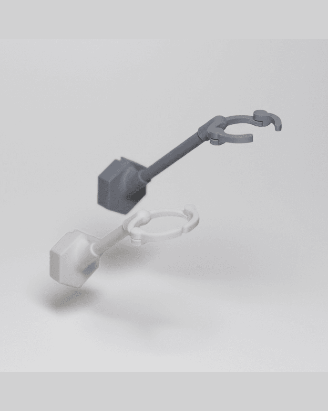 IKEA SKÅDIS Adjustable Action Figure Stand – Modular Display System 3d model