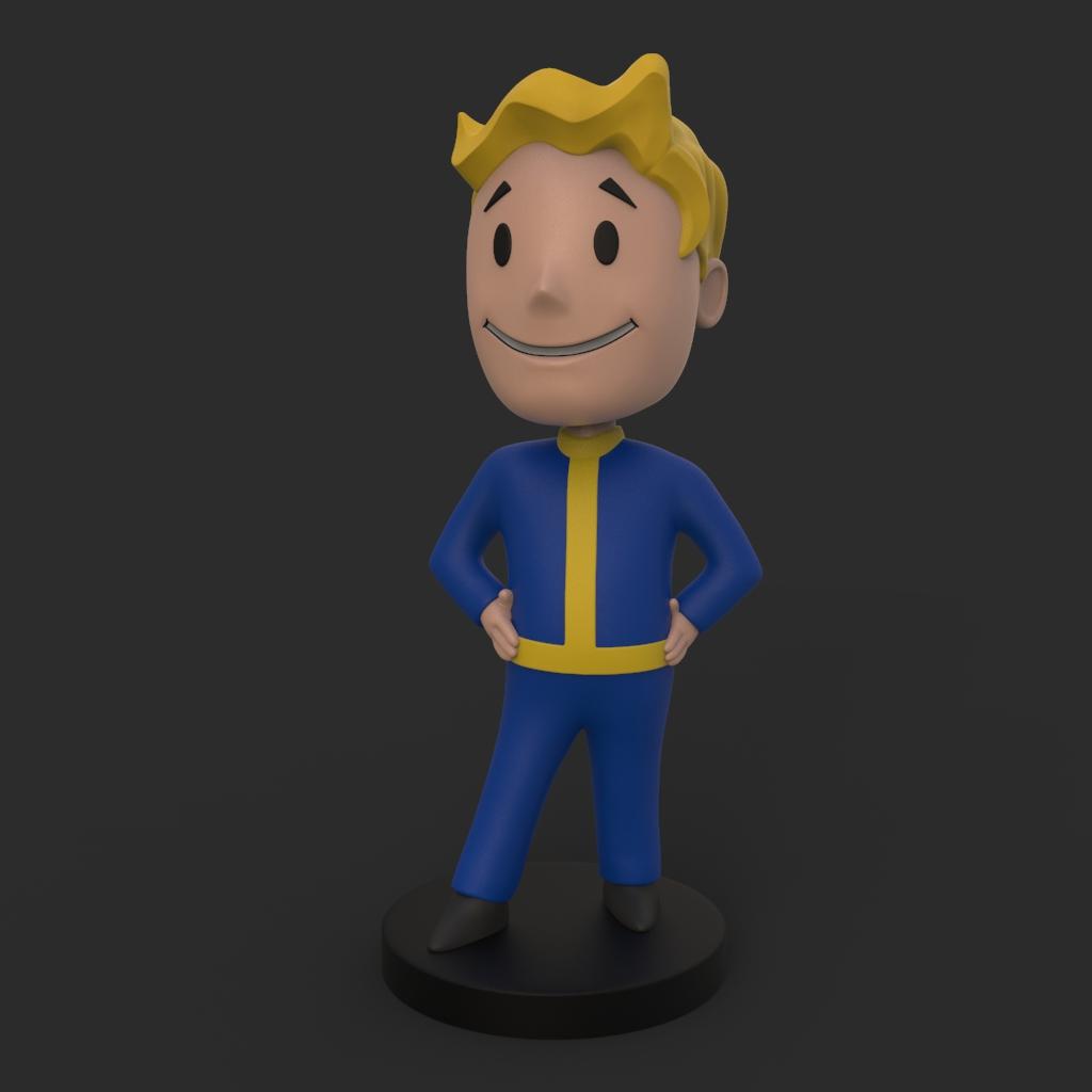 Fallout Bobblehead 3d model