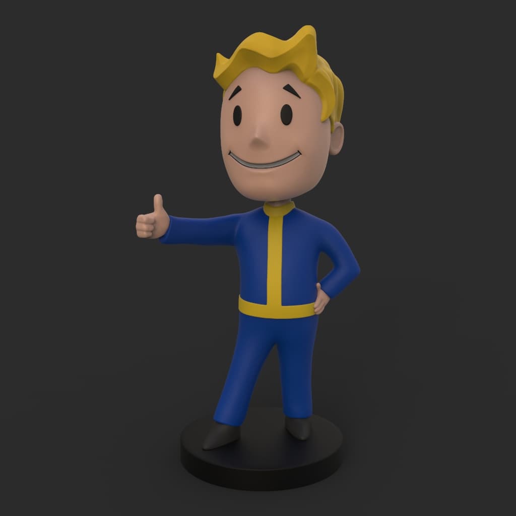 Fallout Bobblehead 3d model
