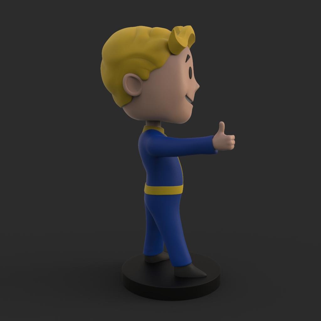 Fallout Bobblehead 3d model