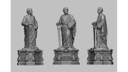 Saint Simon Zealot 3D Scanning STL Printable 3d model