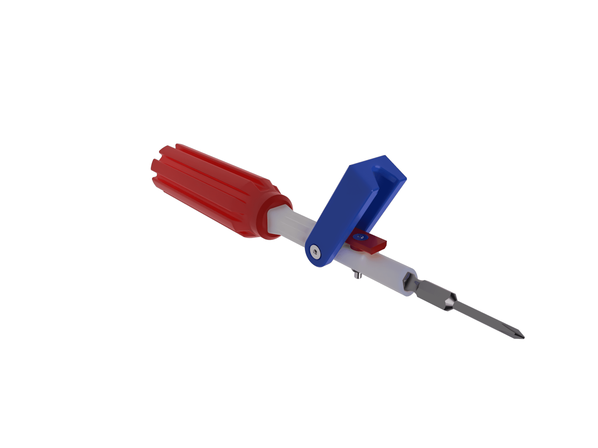 3D Printed Screwdriver (no magnets required!) 3d model