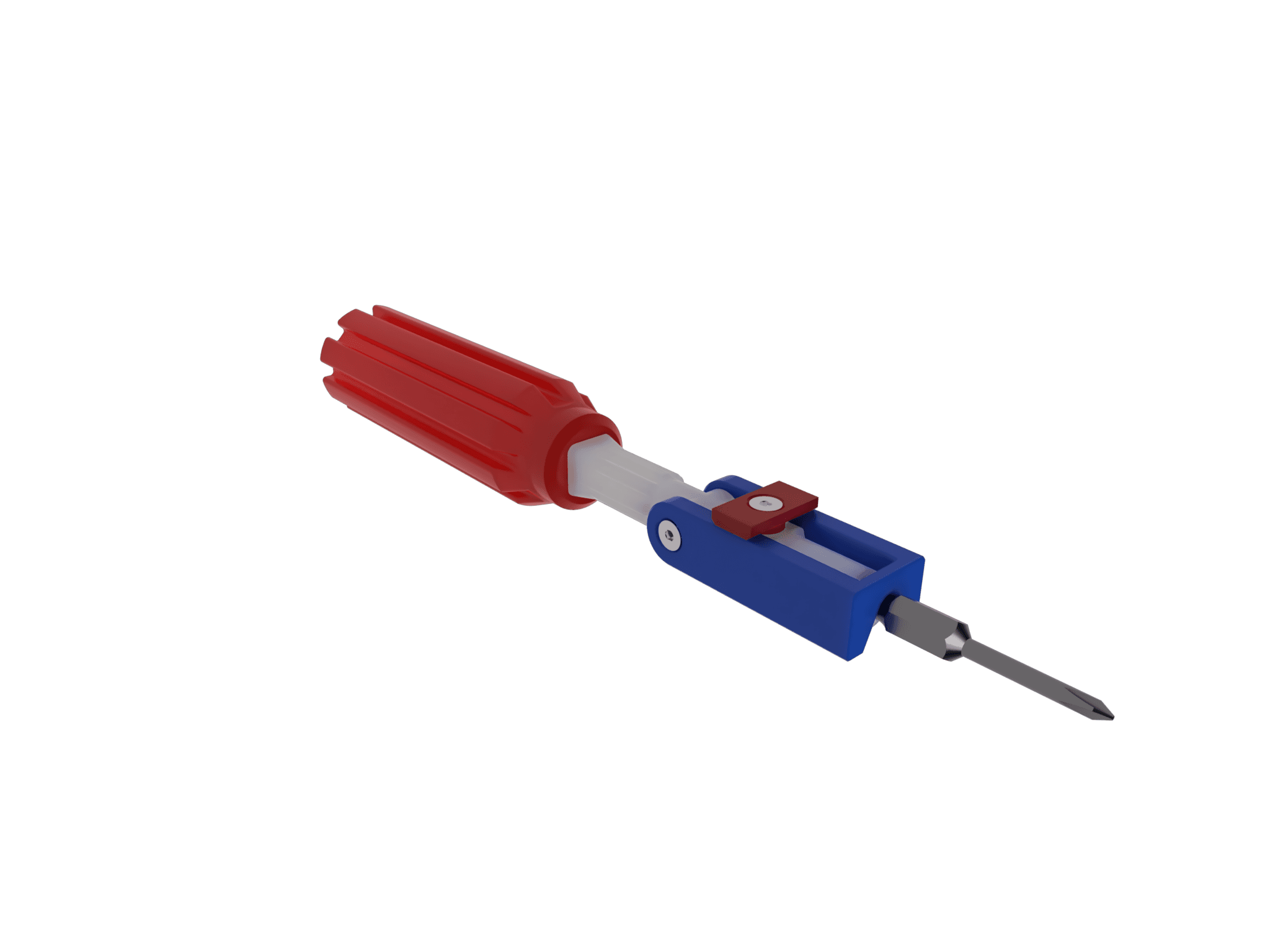 3D Printed Screwdriver (no magnets required!) 3d model