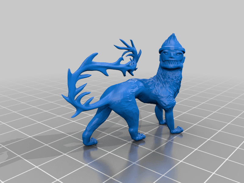 Manticore from Medieval Bestiary 3d model
