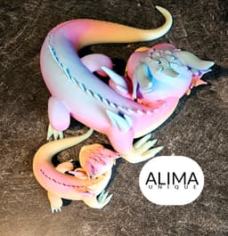 baby dragon 3d model