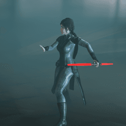 Dark Side Force Adept Female v2 3d model